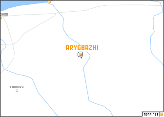 map of Aryg-Bazhi