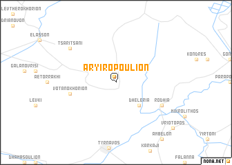 map of Aryiropoúlion