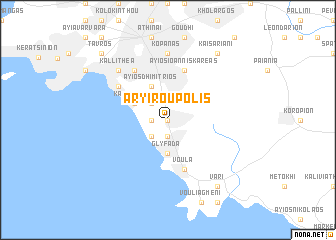 map of Aryiroúpolis