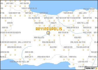 map of Aryiroúpolis