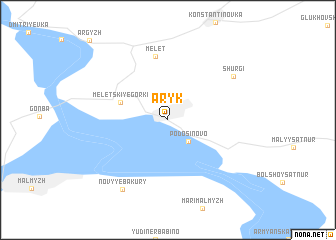 map of Aryk