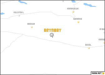 map of Arynbay