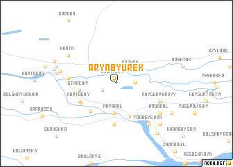 map of Arynbyurek