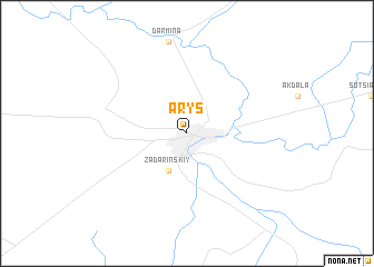 map of Arys\