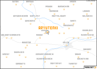 map of Aryutenki