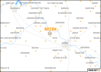 map of Arzah