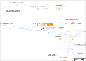 map of Arzamatovo