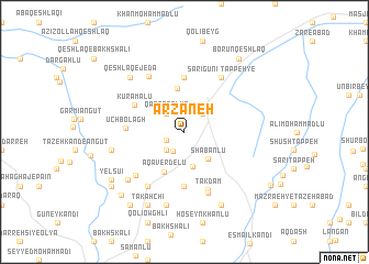 map of Arzaneh