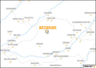 map of Arzanion