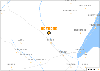 map of Arzarori