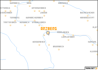 map of Arzberg