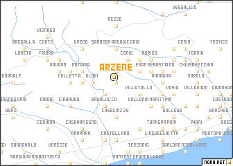map of Arzene
