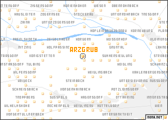 map of Arzgrub