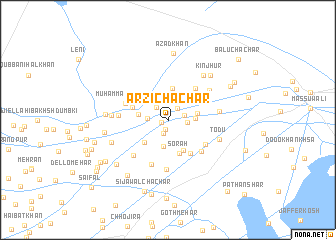 map of Arzi Chāchar