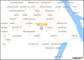 map of Arzika