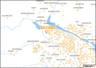 map of Arzimān