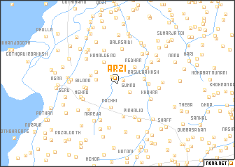 map of Arzi