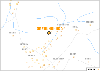 map of Arz Muhammad