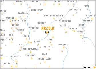 map of Arzoui