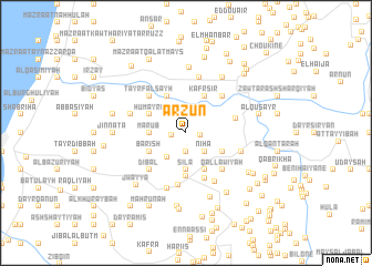 map of Arzūn