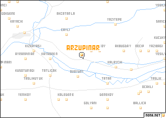 map of Arzupınar