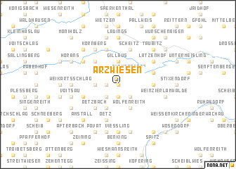 map of Arzwiesen