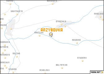 map of Arzybovka