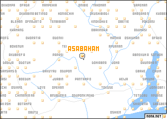 map of Asabaham