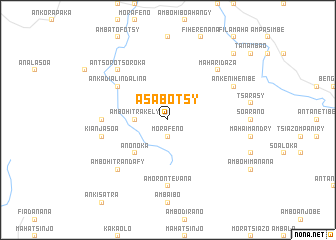 map of Asabotsy