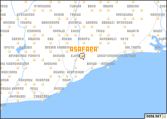 map of Asafara