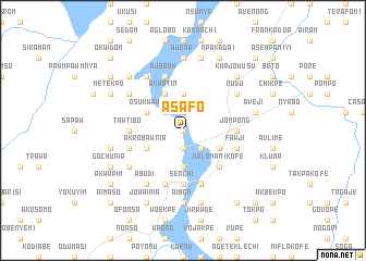 map of Asafo