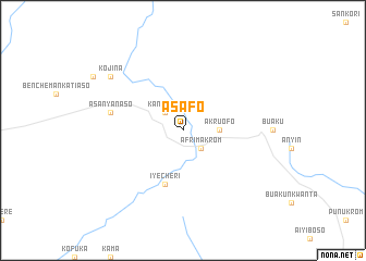 map of Asafo