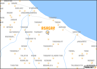 map of Asagar