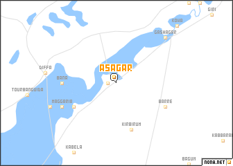 map of Asagar