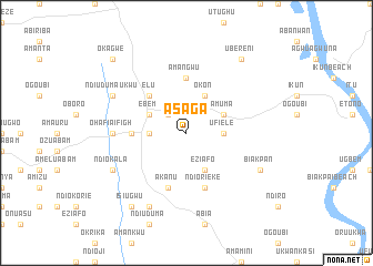 map of Asaga