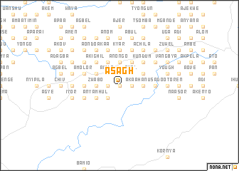 map of Asagh