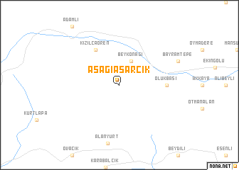 map of Asağıasarcık