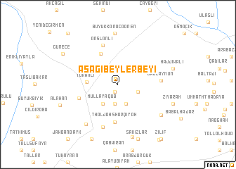 map of Aşağıbeylerbeyi