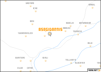 map of Aşagıdarnis