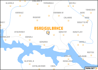 map of Aşağıgülbahçe