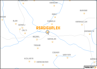 map of Aşağıgürlek