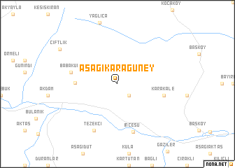 map of Aşağı Karagüney