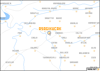 map of Aşağıkucak