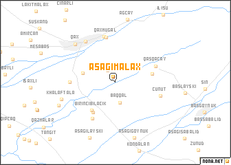 map of AşağıMalax