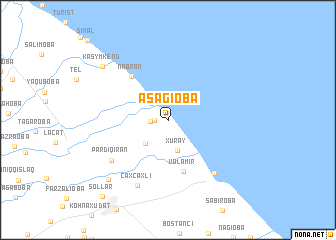 map of Aşağıoba
