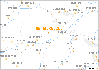 map of Aşağı Öksüzlü