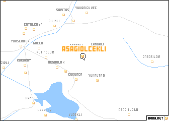 map of Aşağıölçekli