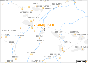 map of Aşağı Quşçu