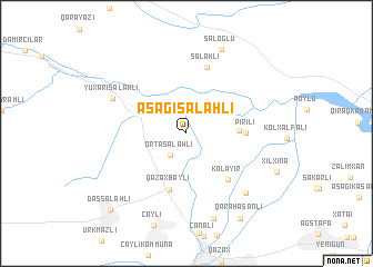 map of Aşağı Salahlı