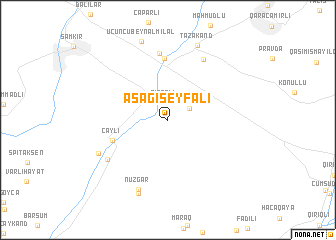 map of Aşağı Seyfǝli